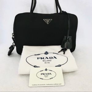 prada bag with lock